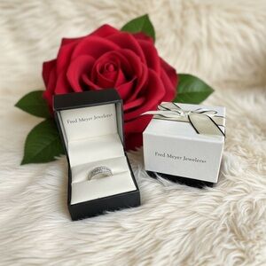 3.50 Ct Princess Cut Moissanite Anniversary Band Ring 925 Sterling Silver